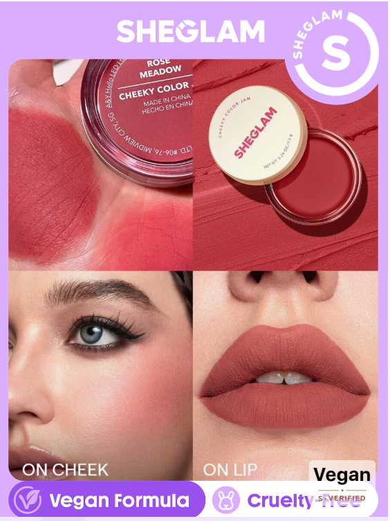 SHEGLAM Cheeky Color Jam-Rose Meadow
