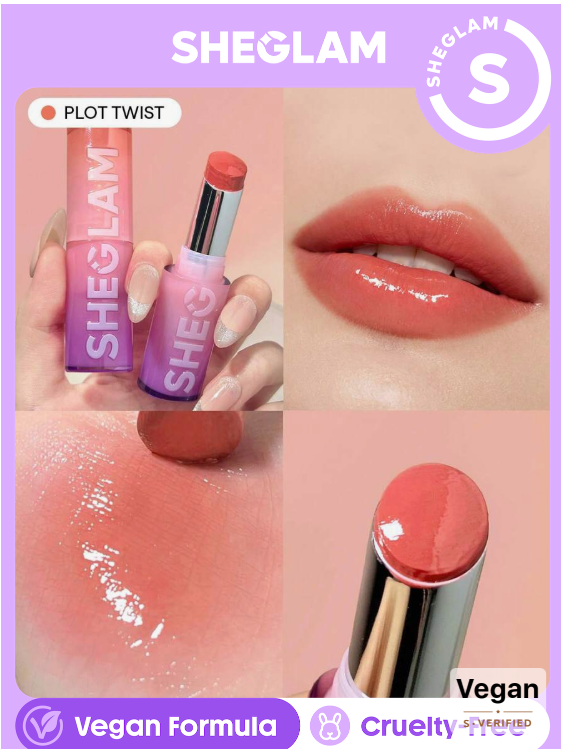 SHEGLAM Mirror Kiss High-Shine Lipstick-Plot Twist