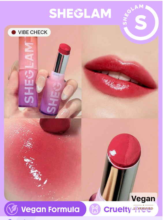 SHEGLAM Mirror Kiss High-Shine Lipstick-Vibe Check