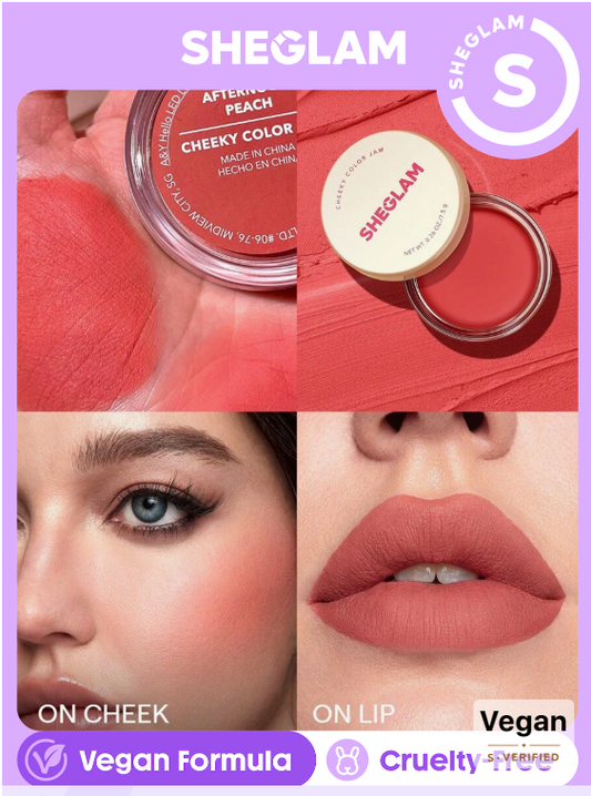 SHEGLAM Cheeky Color Jam-Afternoon Peach