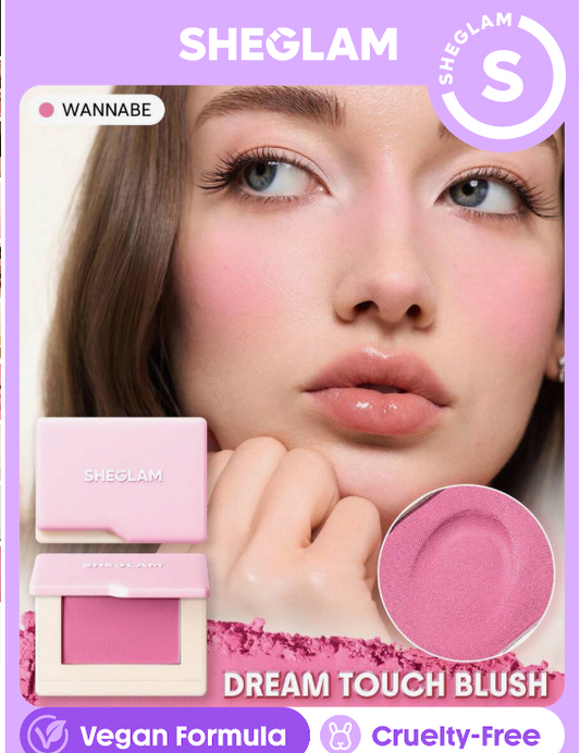 SHEGLAM Dream Touch Blush-Wannabe Powder Blush