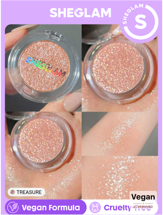 SHEGLAM Enigma Sparkly Eyeshadow-Treasure