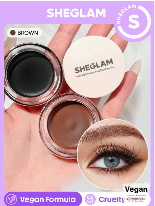 SHEGLAM Intensify Smudge-Proof Eyeliner Gel-Brown