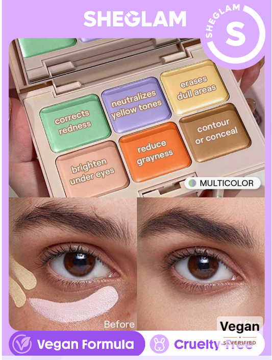 SHEGLAM Multi-Fix Concealer And Color Corrector-Macaron