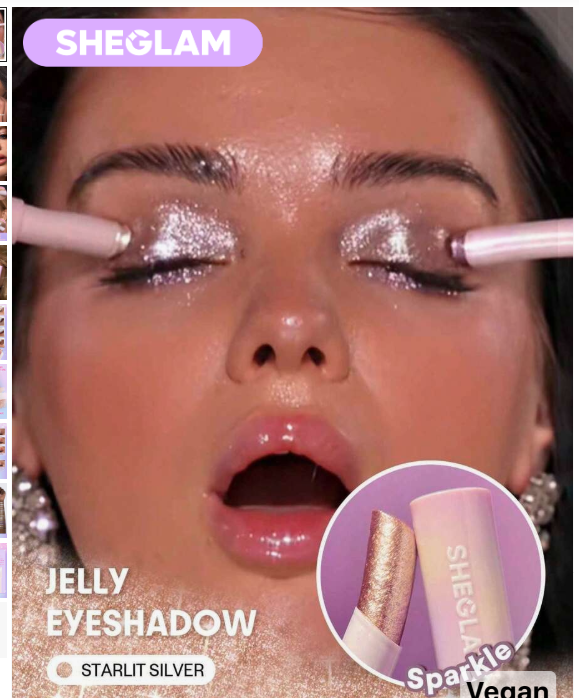 SHEGLAM Crystal Jelly Glaze Stick-Starlit Silver