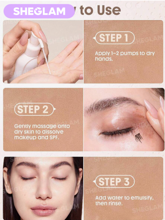 SHEGLAM Melt Your Day Makeup Remover Oil
