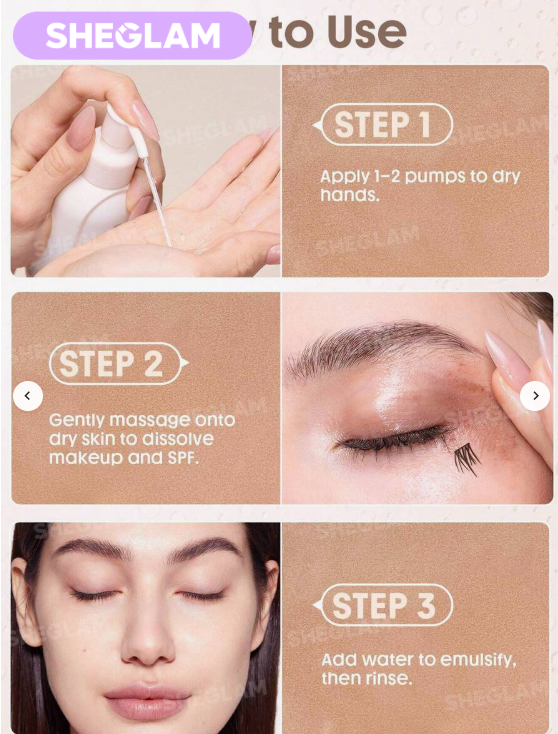 SHEGLAM Melt Your Day Makeup Remover Oil