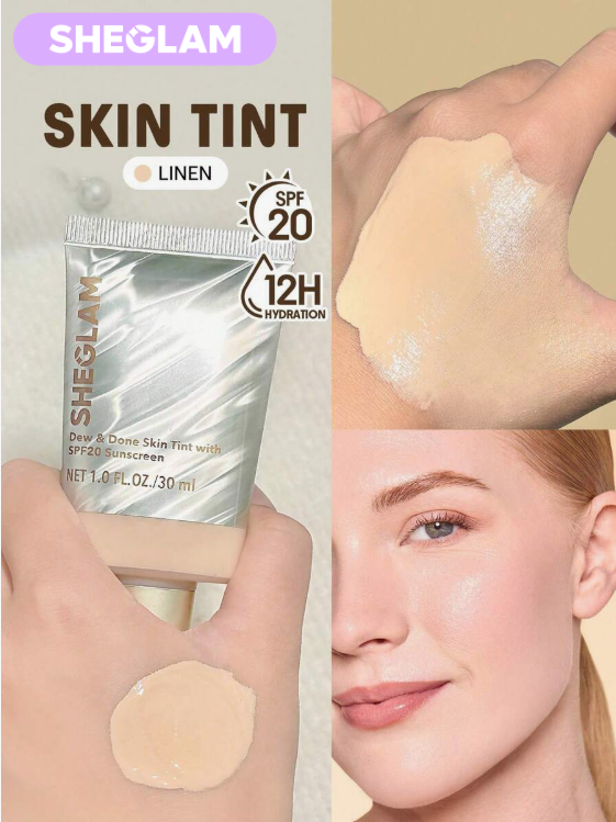 SHEGLAM Dew & Done Skin Tint With Spf20-Linen