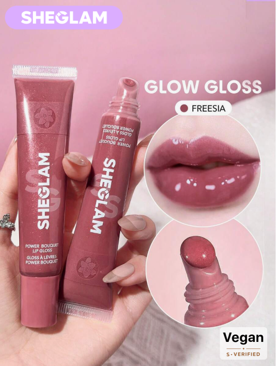 SHEGLAM Power Bouqet Lip Gloss - Freesia