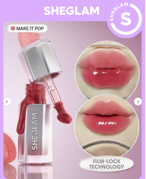 SHEGLAM Glass Lock Air Gloss-Make It Pop