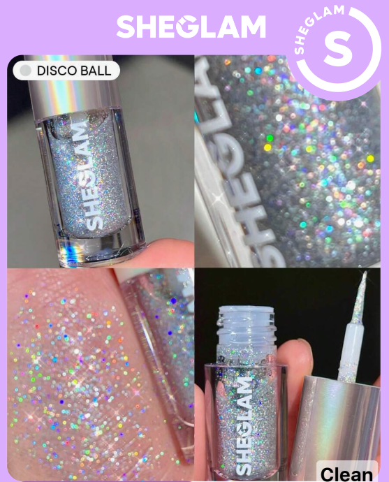 SHEGLAM Insta-Party Glitter Liner-Disco Ball