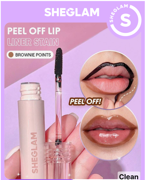 SHEGLAM Fall In Line Peel Off Lip Liner Stain-Brownie Points