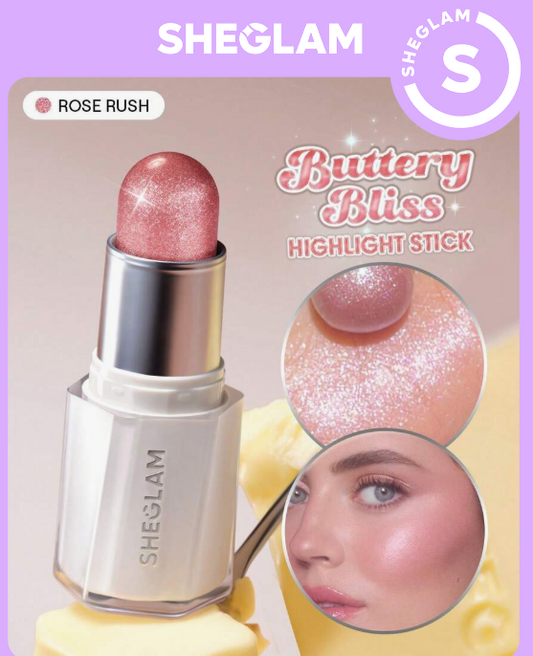 SHEGLAM Buttery Bling Highlight Stick-Rose Rush