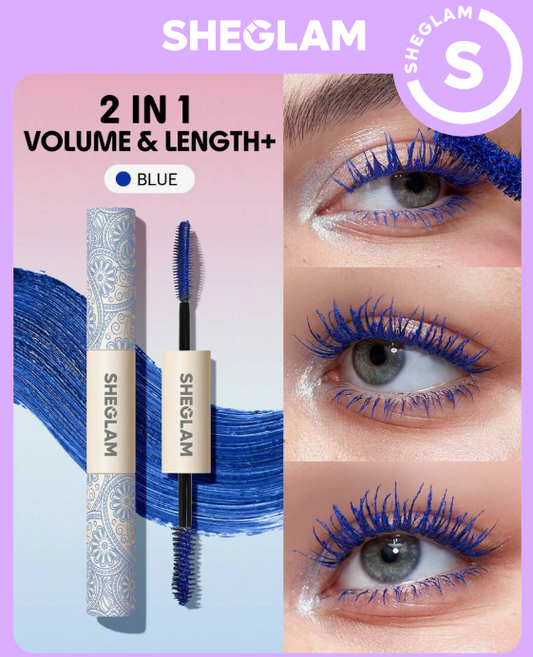 SHEGLAM All-In-One Volume & Length Mascara-Waterproof Blue