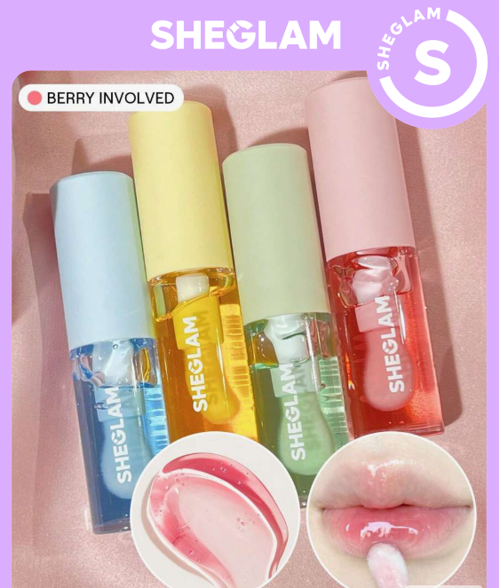 SHEGLAM Jelly Wow Hydrating Lip Oil-Berry Involved