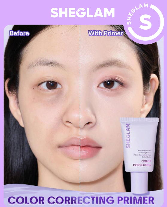SHEGLAM Even Better Color Correcting Primer-Purple