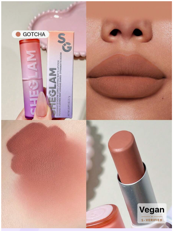 SHEGLAM Dynamatte Boom Long Lasting Matte Lipstick-Gotcha