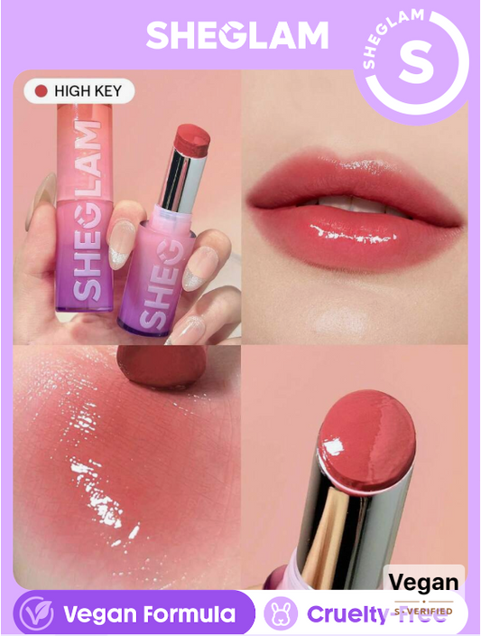 SHEGLAM Mirror Kiss High-Shine Lipstick-High Key
