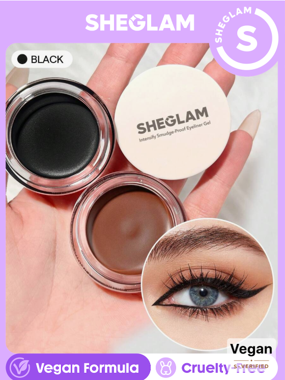 SHEGLAM Intensify Smudge-Proof Eyeliner Gel-Black