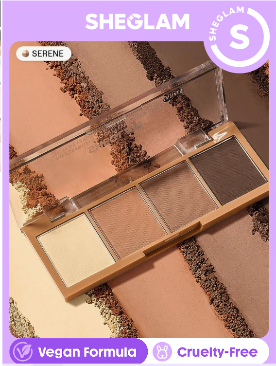 SHEGLAM The Essentials Pocket Eyeshadow Palette-Serene