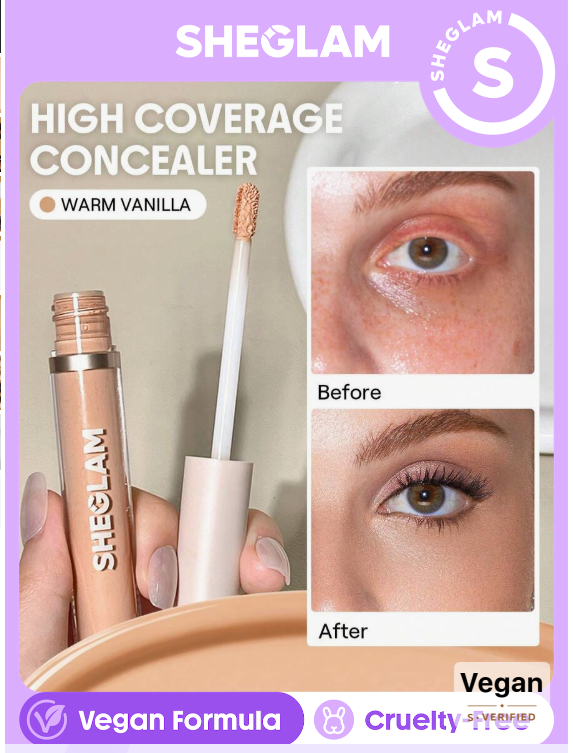 SHEGLAM Like Magic 12Hr Full Coverage Concealer-Warm Vanilla