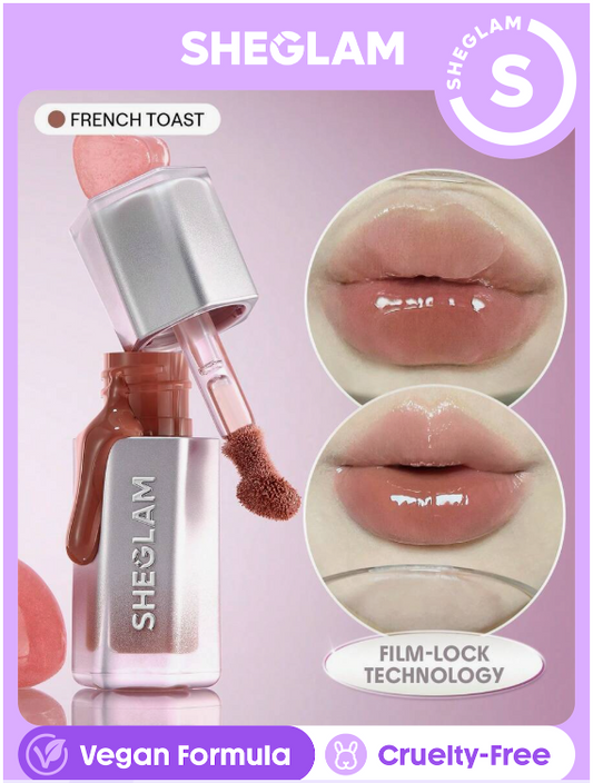 SHEGLAM Glass Lock Air Gloss-French Toast