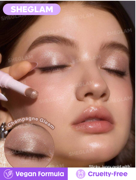 SHEGLAM Crystal Jelly Glaze Stick-Champagne Gleam
