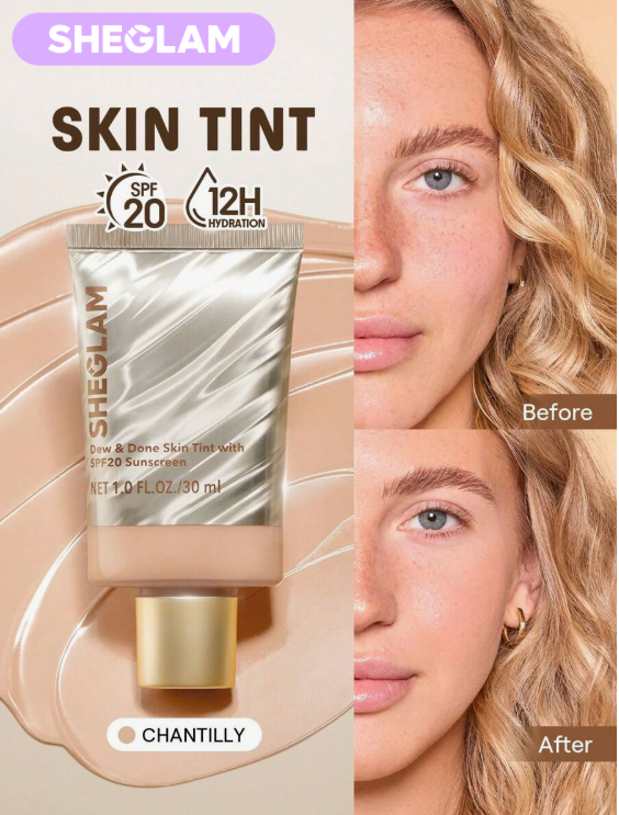 SHEGLAM Dew & Done Skin Tint With Spf20-Chantilly