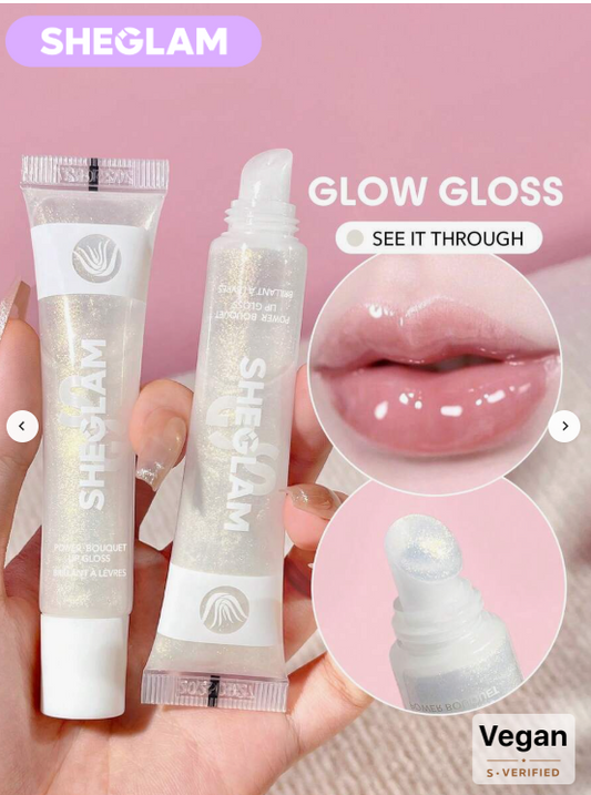 SHEGLAM Spring It On Glow Gloss-See It Through