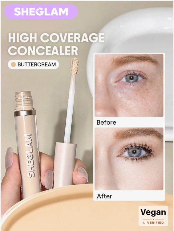 SHEGLAM Like Magic 12Hr Full Coverage Concealer-Buttercream