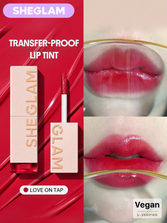 SHEGLAM Take A Hint Lip Tint-Love On Tap